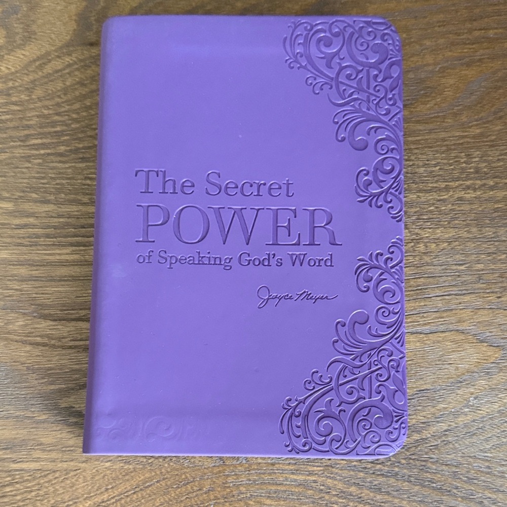 Joyce Meyer Purple Embossed Journal